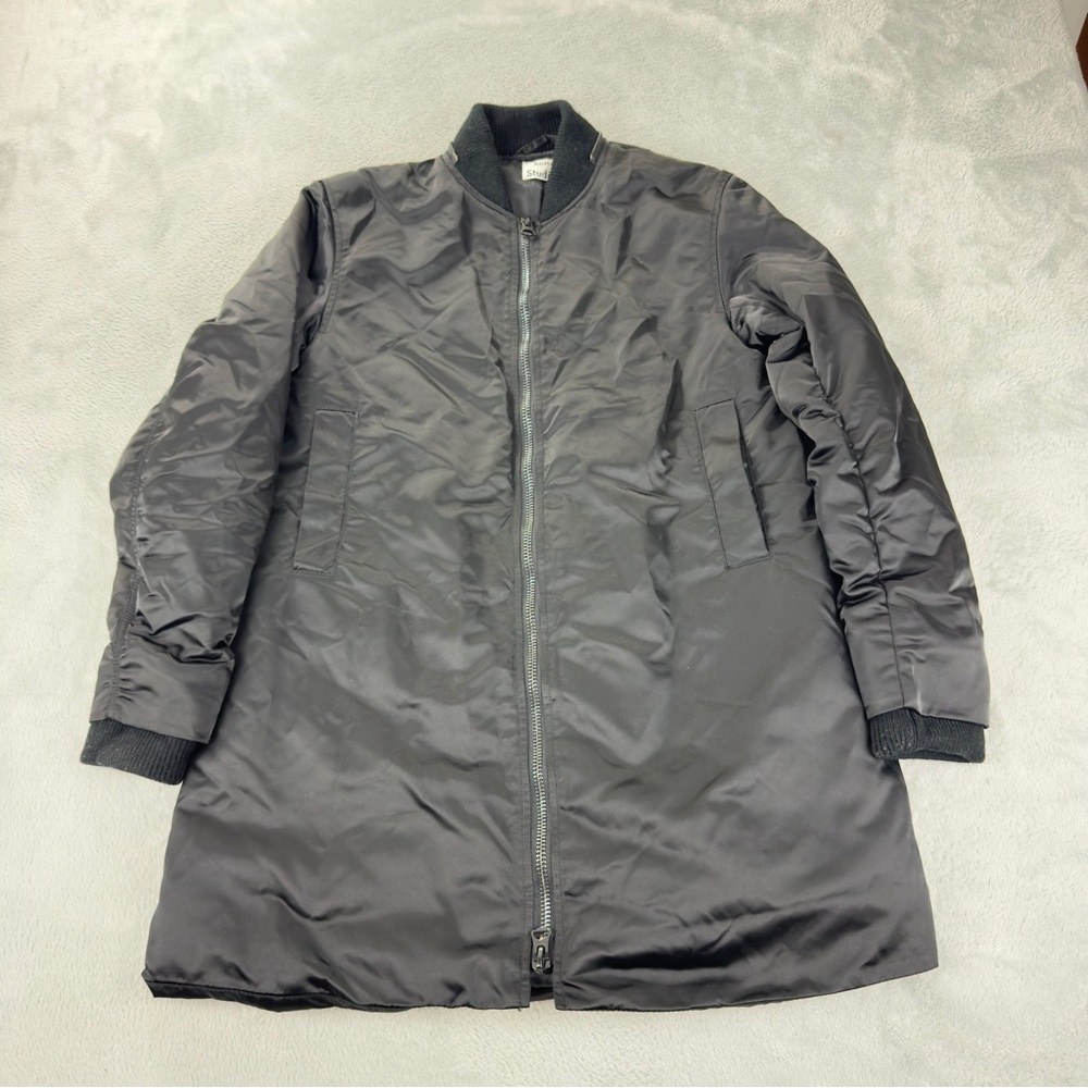 Acne Dark Gray Bomber Jacket